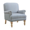 Modré ľanové kreslo Jaya – Støraa