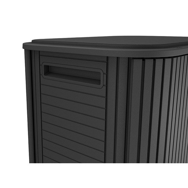 Sivý plastový záhradný úložný box Velo – Keter-image-4