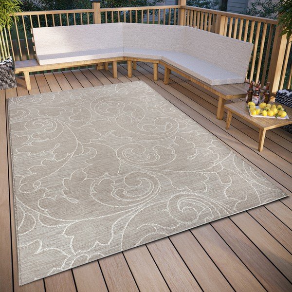 Béžový vonkajší koberec 77x150 cm Elina Beige – Hanse Home-image-1