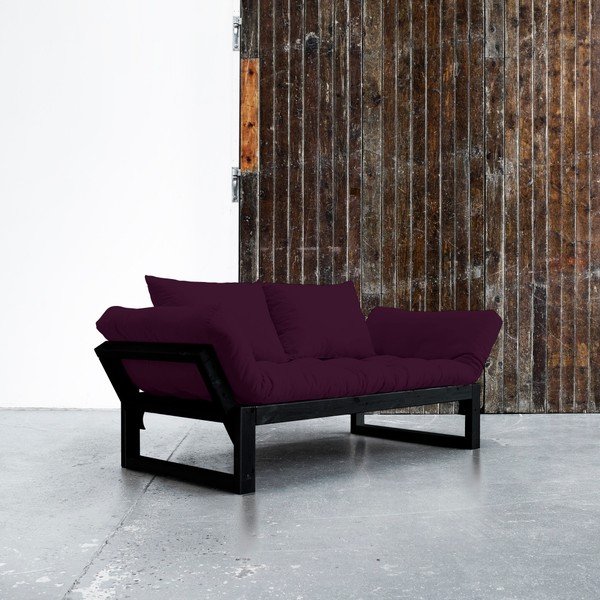 Variabilná pohovka Karup Edge Black/Purple Plum-image-1