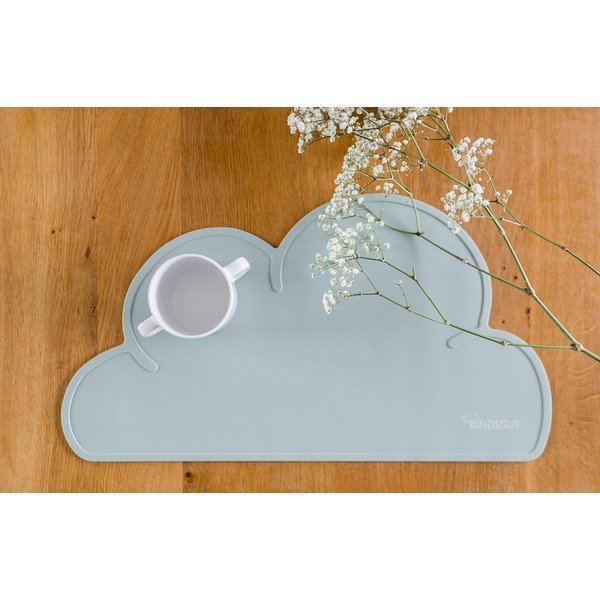Modré silikónové prestieranie Kindsgut Cloud, 49 x 27 cm-image-3