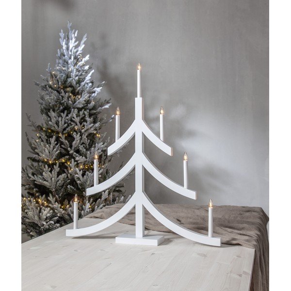 Biela vianočná svetelná dekorácia Pagod – Star Trading-image-1