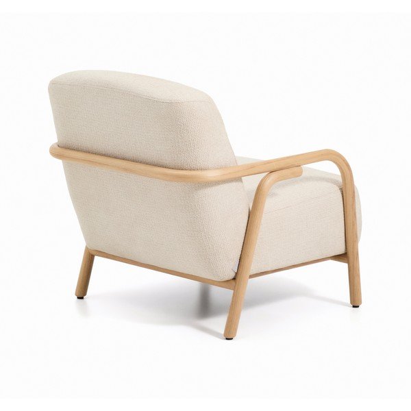 Béžové ženilkové kreslo Sylo – Kave Home-image-4