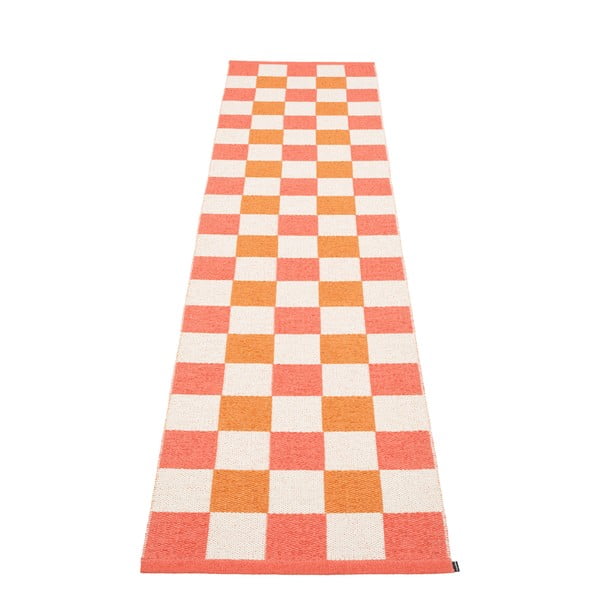 Vnútorný a vonkajší behúň v lososovo-oranžovej farbe 70x300 cm Pix Flamingo – Pappelina