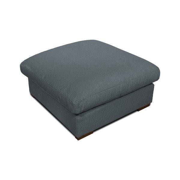 Sivý menčestrový taburet Comfy – Scandic-image-3