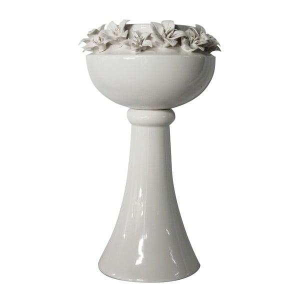 Biela keramická váza Mauro Ferretti Lilium, výška 39 cm