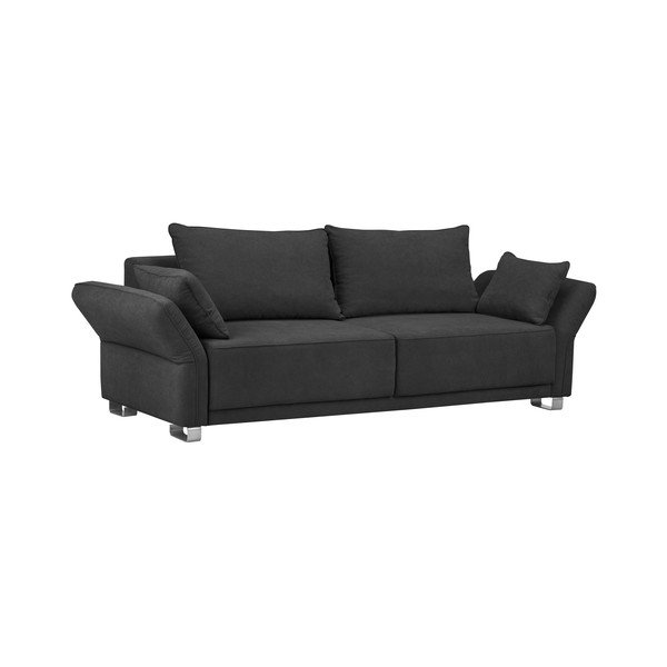 Tmavosivá rozkladacia pohovka s úložným priestorom Windsor & Co Sofas Casiopeia, 245 cm-image-2