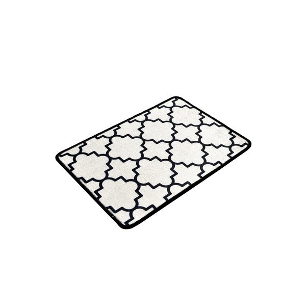 Čierna/béžová kúpeľňová predložka 40x60 cm Kupa – Foutastic