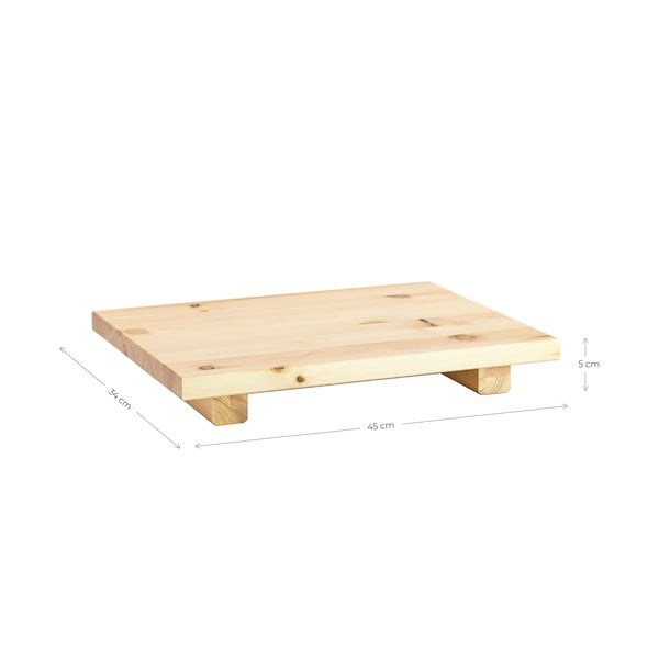 Sada 2 ks nočných stolíkov z borovicového dreva v čiernej farbe Karup Design Dock Black-image-3