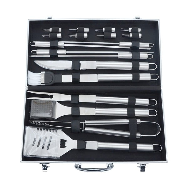 Súprava 18 kusov grilovacieho náradia v kufríku Cattara Alu-image-1
