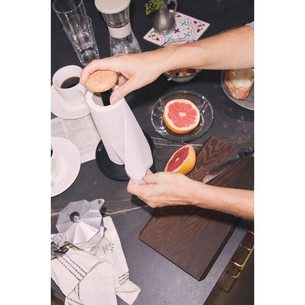 Čierny stojan na papierové utierky ø 15 cm Paper Pal – Rosendahl-image-2