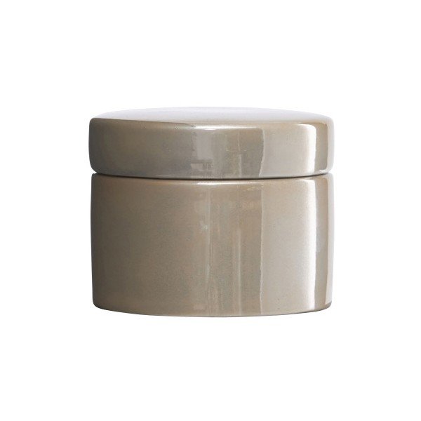 Béžová kameninová dóza House Doctor Croz