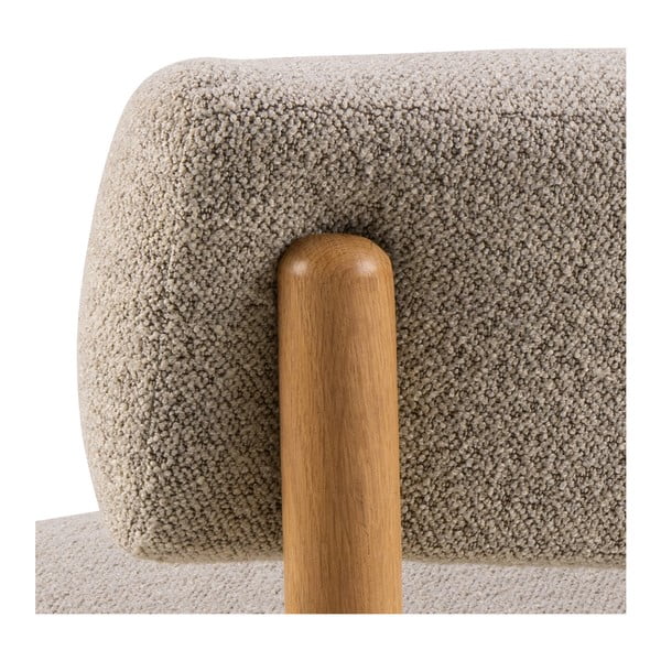 Béžové kreslo z textílie buklé Burley – Actona-image-3