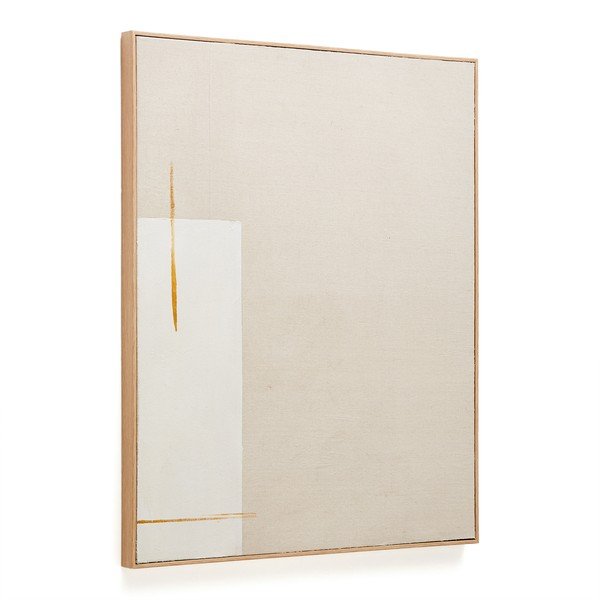 Ručne maľovaný obraz s rámom/na plátne 80x100 cm Salin – Kave Home