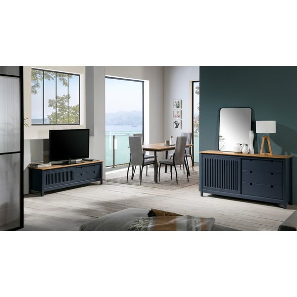 Sivá drevená komoda Marckeric Bruna-image-1