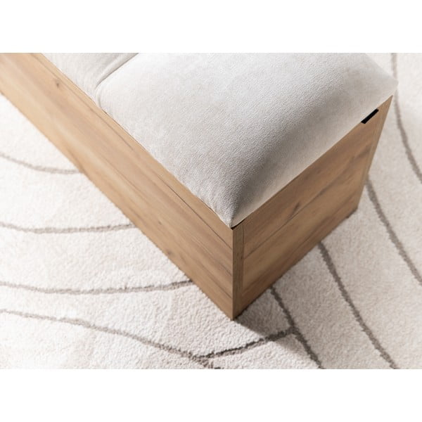 Lavica vo svetlosivej a prírodnej farbe Kumo – Bobochic Paris-image-4