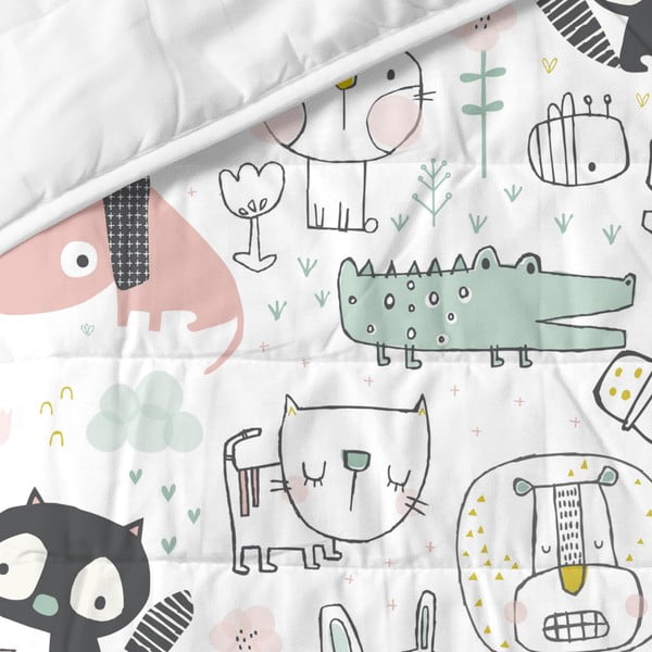 Bavlnená detská prikrývka 130x100 cm Best buddies - Moshi Moshi-image-2