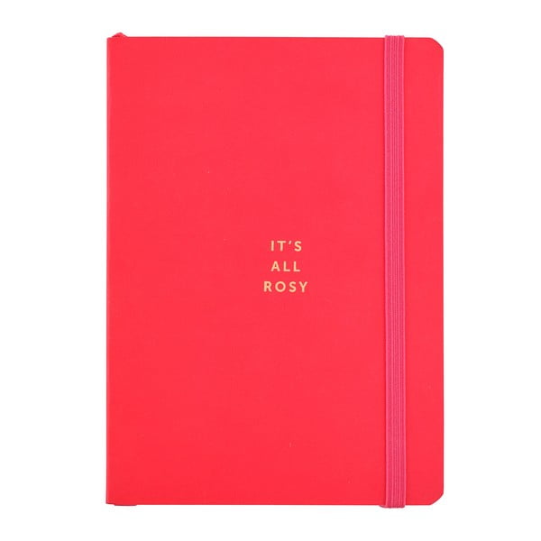 Červený zápisník vo formáte A6 Busy B, 96 strán