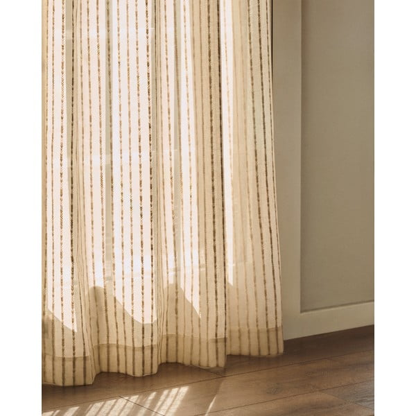 Béžový záves 140x270 cm Arami – Kave Home-image-1