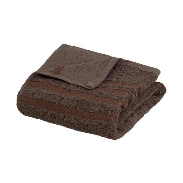 Hnedá froté bavlnená osuška 70x140 cm Simple – Casa Selección