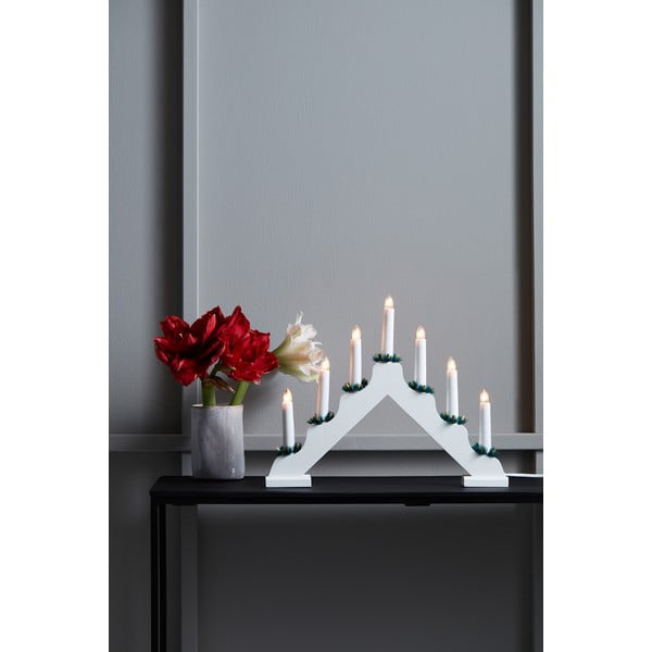 Biela svetelná dekorácia s vianočným motívom Ola – Markslöjd-image-1