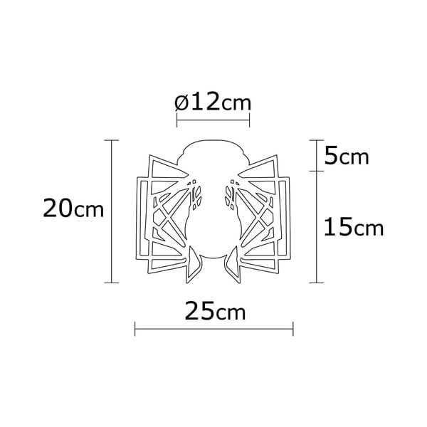 Čierne stropné svietidlo s kovovým tienidlom ø 26 cm Nemrut – Opviq lights-image-2