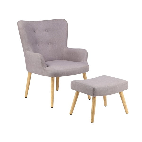 Svetlosivé kreslo Coco - Støraa