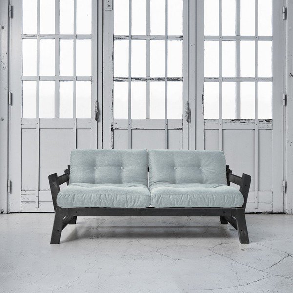 Rozkladacia pohovka Karup Step Black/Sky Blue-image-1