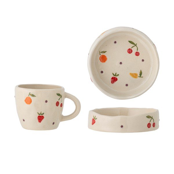 Kameninová detská jedálenská súprava 2 ks Tatiana – Bloomingville Mini-image-4