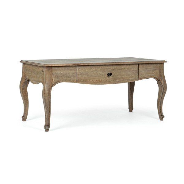 Konferenčný stolík z mangového dreva v tmavo prírodnej farbe 55x110 cm Domitille – Bizzotto