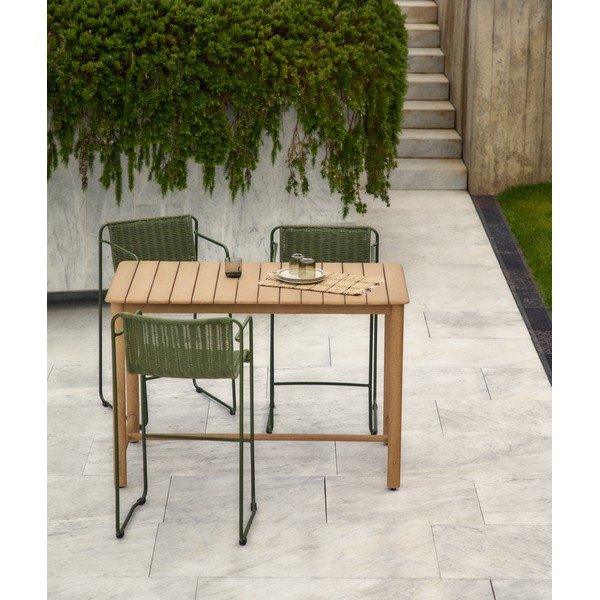 Záhradný barový stolík z masívu akácie 138x78 cm Sori – Kave Home-image-1