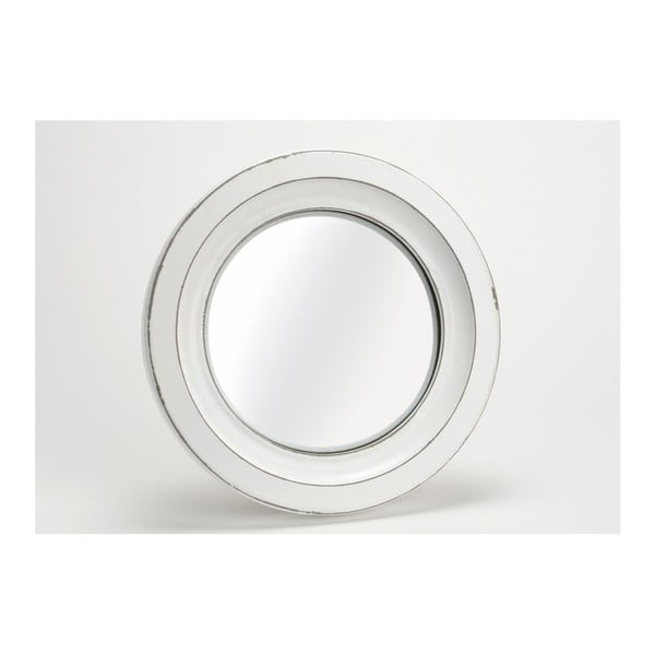 Biele okrúhle zrkadlo Amadeus Witch 31 cm