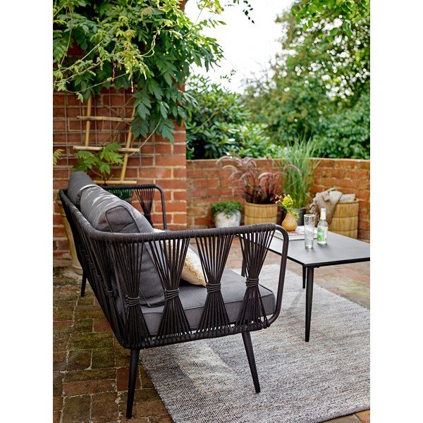 Sivý koberec 140x200 cm Peretti – Bloomingville-image-1