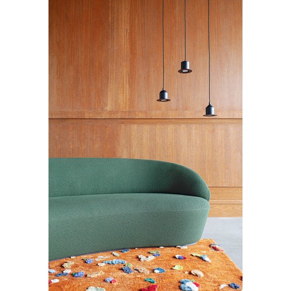 Čierne závesné svietidlo EMKO Hat Round-image-1