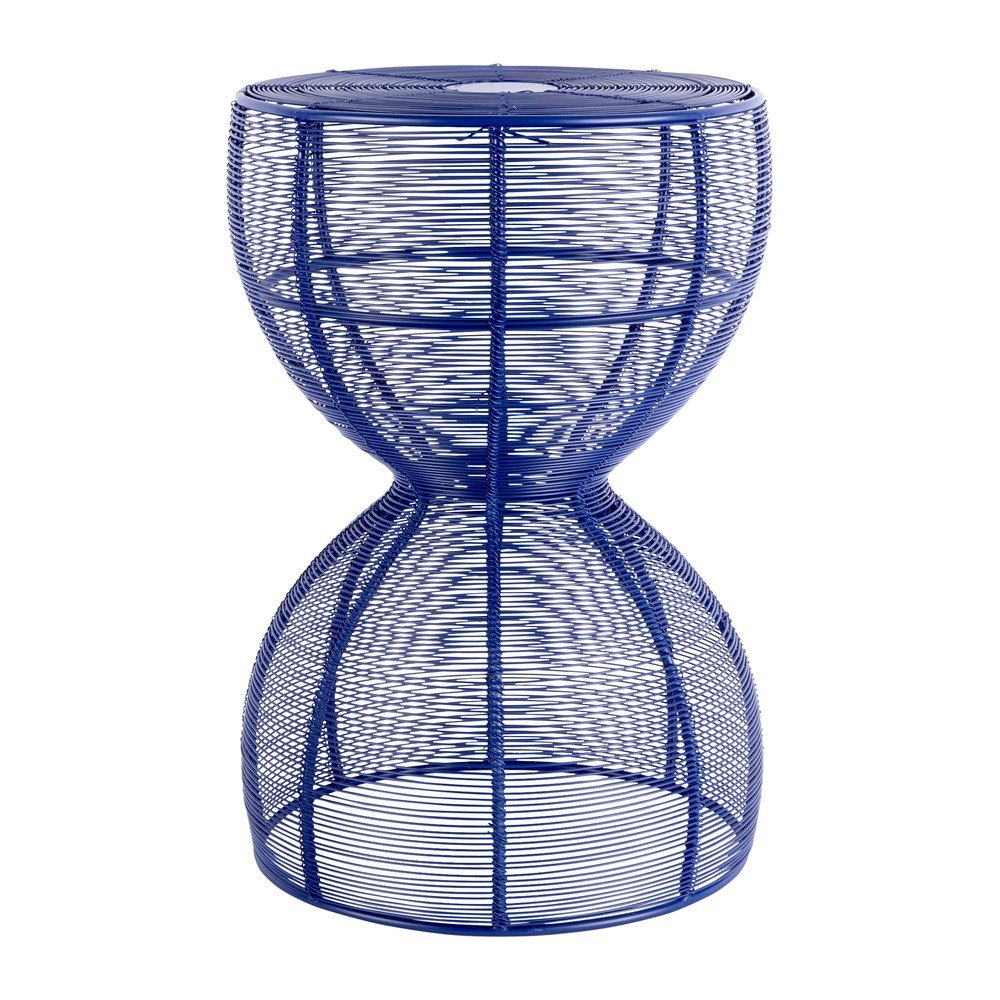 E-shop Kovový okrúhly odkladací stolík ø 30 cm Cuerda Doble – Leitmotiv