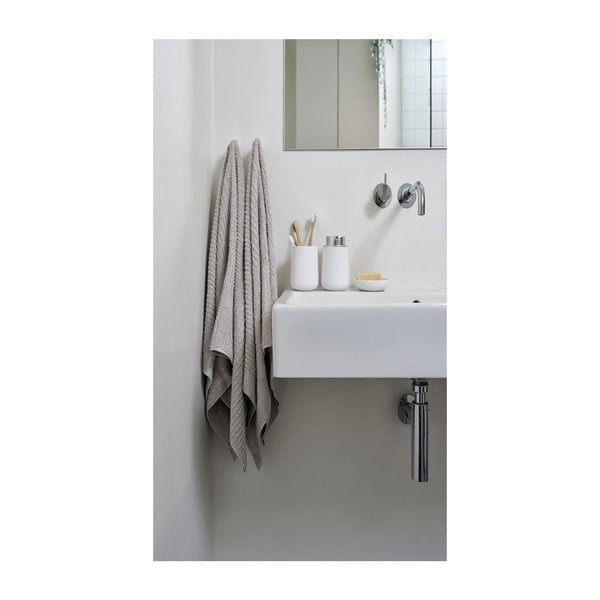 Sivohnedý bavlnený uterák Zone Classic, 50 × 100 cm-image-1