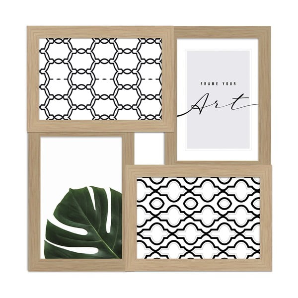 Rámček na stenu v prírodnej farbe 27x27 cm Beech – knor