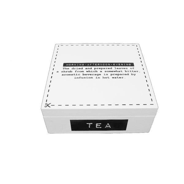 Box na čaj Square Label
