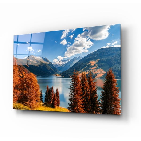 Sklenený obraz Insigne Lake View, 110 x 70 cm