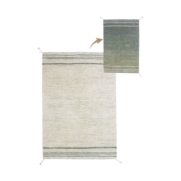 Zeleno-modrý bavlnený koberec 170x240 cm Twin Vintage – Lorena Canals-image-3