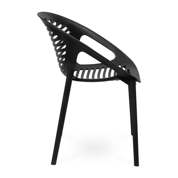 Čierne záhradné kreslo Bonami Essentials Joanna-image-4