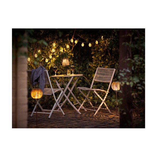 LED stolové/prenosné vonkajšie svietidlo so solárnym panelom ø 14 cm Salford – House Nordic-image-4