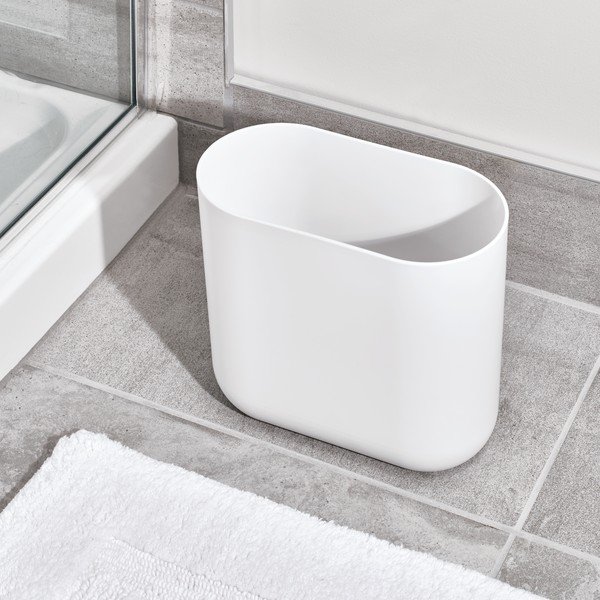 Biely odpadkový kôš iDesign Cade, 6,5 l-image-1