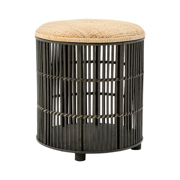 Stolička s úložným priestorom InArt Wooden, ⌀ 41 cm