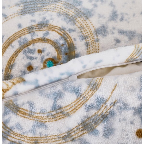 Bielo-modré obliečky na jednolôžko z mikroplyšu 140x200 cm Estrellas – My House-image-2