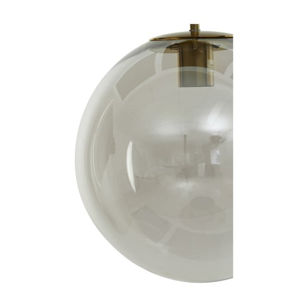 Závesné svietidlo v bronzovej farbe so skleneným tienidlom ø 40 cm Medina – Light & Living-image-4