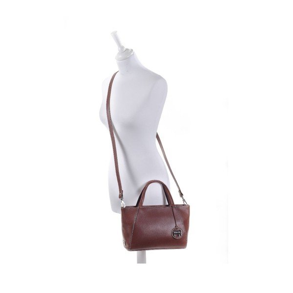 Kabelka Grab Handle Brown-image-1