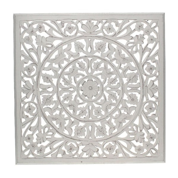 Nástenná dekorácia White Washed, 58x58 cm