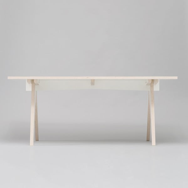 Jedálenský/pracovný stôl ST, dĺžka 180 cm, biely