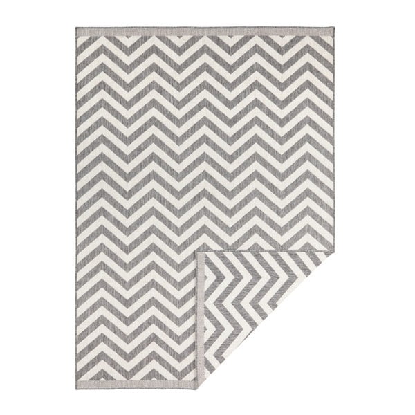 Sivo-biely obojstranný koberec Bougari Twin, 230 × 160 cm